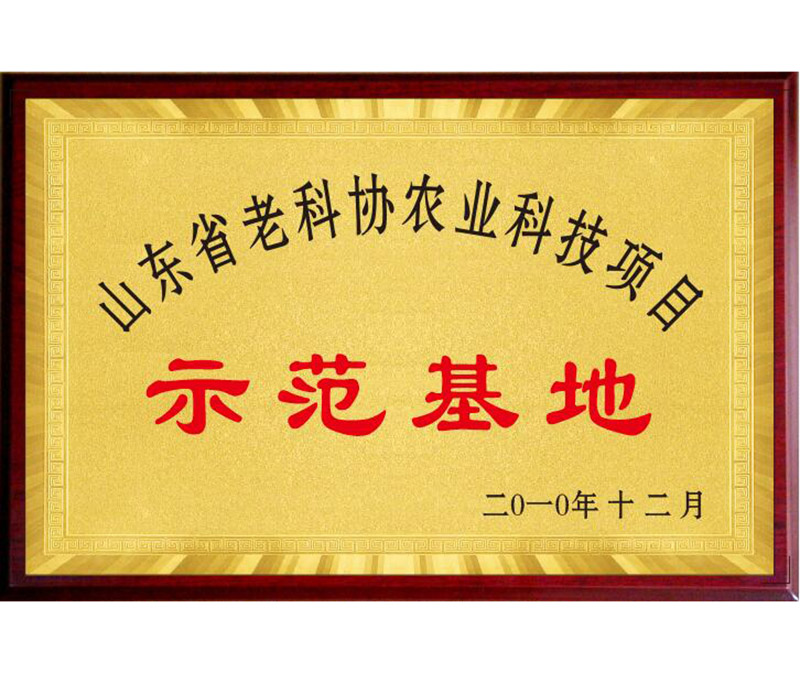 山东省老科协农业科技项目示范基地